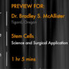 Stem Cells: Science and Surgical Application
