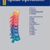 Atlas of Spinal Operations 1st Edition