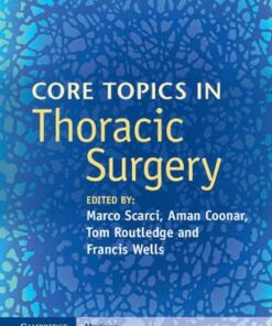 Core Topics in Thoracic Surgery 1st Edition PDF
