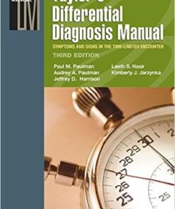 Taylor’s Differential Diagnosis Manual: Symptoms and Signs in the Time-Limited Encounter Edition 3