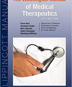 The Washington Manual of Medical Therapeutics, 35th Edition