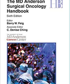 The MD Anderson Surgical Oncology Handbook Sixth Edition epub