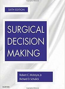 Surgical Decision Making 6th Edition PDF