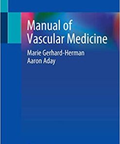 Manual of Vascular Medicine 1st ed. 2020 Edition PDF