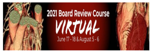 SCCT 2021 Board Review and Update of Cardiovascular CT Course