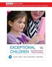 Exceptional Children: An Introduction to Special Education, 12th Edition 2022 High Quality Image PDF