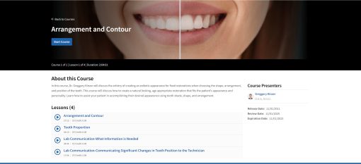 Arrangement and Contour