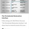 The Periodontal-Restorative Interface