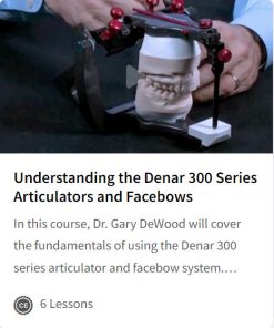 Understanding the Denar 300 Series Articulators and Facebows