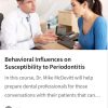 Behavioral Influences on Susceptibility to Periodontitis