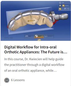 Digital Workflow for Intra-oral Orthotic Appliances