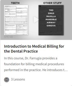 Introduction to Medical Billing for the Dental Practice