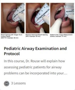 Pediatric Airway Examination and Protocol