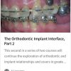 The Orthodontic Implant Interface