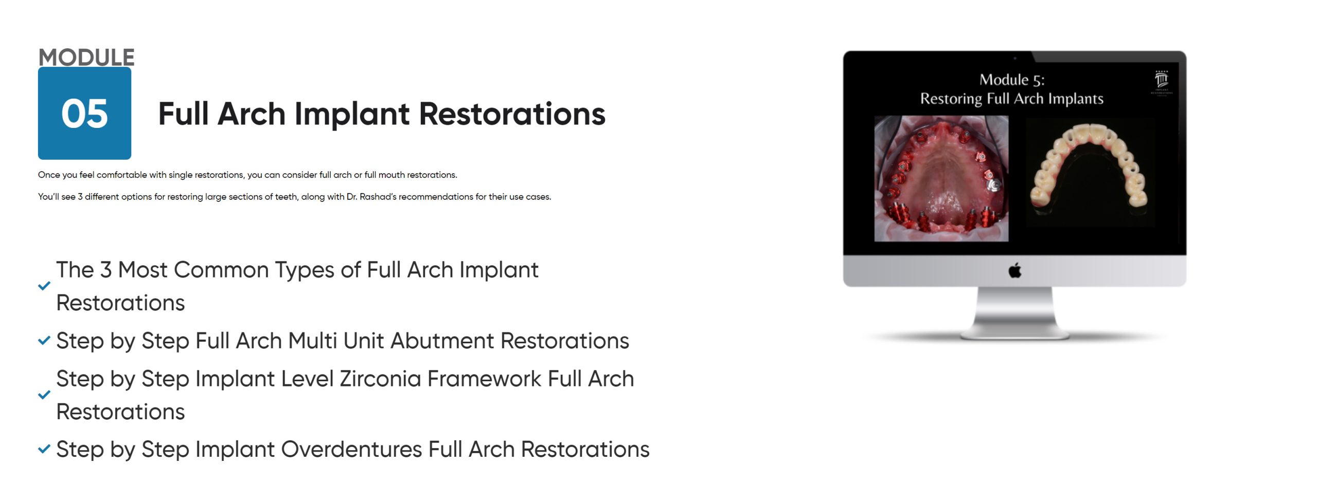 Full Arch Implant Restorations