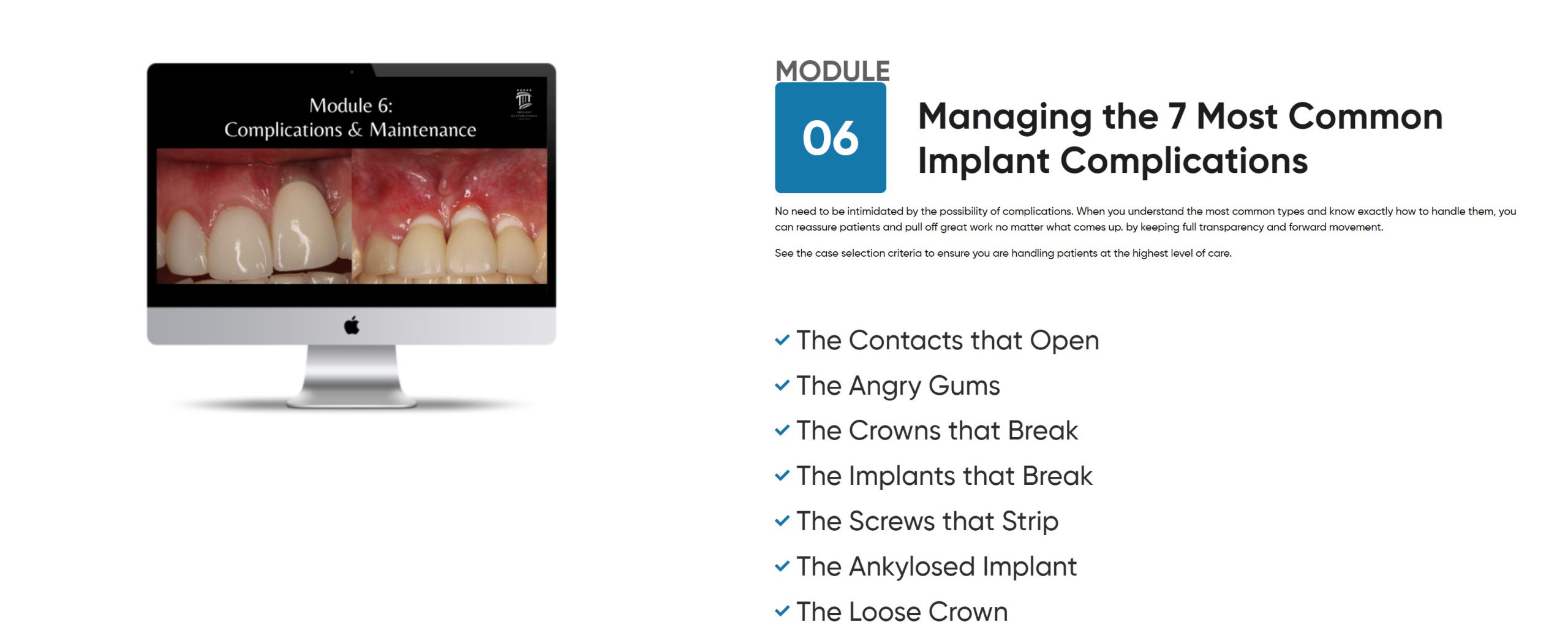 Managing the 7 Most Common Implant Complications