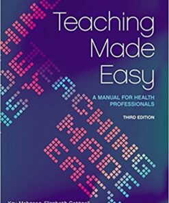 Teaching Made Easy : A Manual for Health Professionals