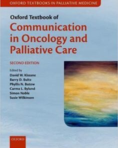 Oxford Textbook of Communication in Oncology and Palliative Care 2nd Edition PDF