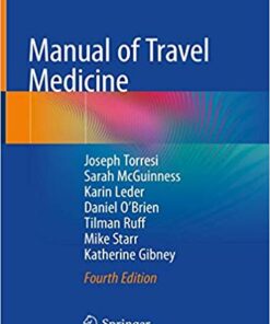 Manual of Travel Medicine 4th ed. 2019 Edition PDF