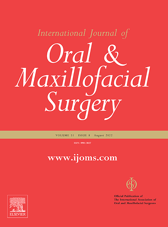 International Journal of Oral and Maxillofacial Surgery 2022 PDF