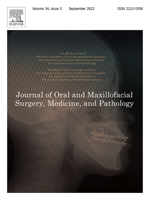 Journal of Oral and Maxillofacial Surgery, Medicine, and Pathology 2022 — Volume 34 PDF