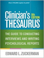 Clinician's Thesaurus, 8th Edition: The Guide to Conducting Interviews and Writing Psychological Reports Eighth Ed 2019 Original pdf