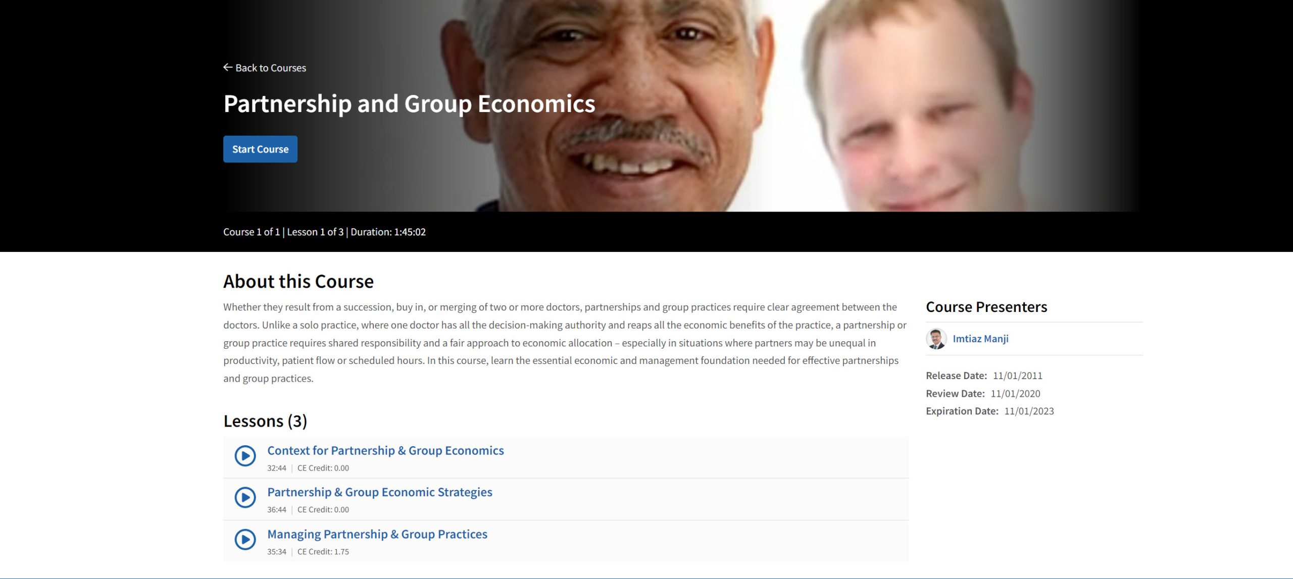 Partnership and Group Economics