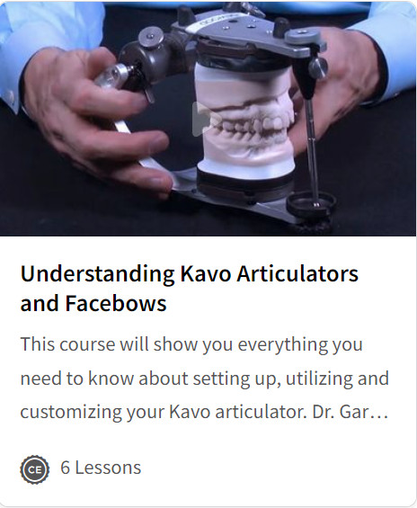 Understanding Kavo Articulators and Facebows