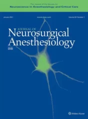 Journal of neurosurgical anesthesiology 2021 full archives true-pdf Journal of neurosurgical anesthesiology 2021 full archives true-pdf