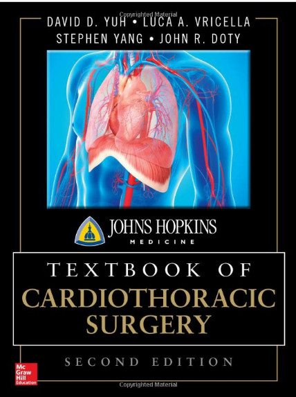 Johns Hopkins Textbook of Cardiothoracic Surgery, Second Edition 2nd Edition