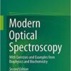 Modern Optical Spectroscopy: With Exercises and Examples from Biophysics and Biochemistry 2nd ed Modern Optical Spectroscopy: With Exercises and Examples from Biophysics and Biochemistry 2nd ed