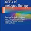 Safety of Biologics Therapy: Monoclonal Antibodies, Cytokines, Fusion Proteins, Hormones, Enzymes, Coagulation Proteins, Vaccines, Botulinum Toxins 1st Safety of Biologics Therapy: Monoclonal Antibodies, Cytokines, Fusion Proteins, Hormones, Enzymes, Coagulation Proteins, Vaccines, Botulinum Toxins 1st