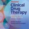 Abrams’ Clinical Drug Therapy: Rationales for Nursing Practice 11th Abrams’ Clinical Drug Therapy: Rationales for Nursing Practice 11th