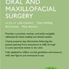 Oxford Handbook of Oral and Maxillofacial Surgery (Oxford Medical Handbooks) 2nd Edition PDF