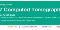 2017 Computed Tomography - A Video CME Teaching Activity