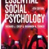 Essential Social Psychology, 5th Edition (Original PDF)