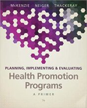 Planning, Implementing & Evaluating Health Promotion Programs: A Primer, 7th Edition (Original PDF) 2016
