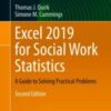 Excel 2019 for Social Work Statistics A Guide to Solving Practical Problems 2021 Original pdf
