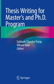 Thesis Writing for Master’s and Ph.D. Program(original pdf)