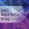 Study Guide for Lewis’s Medical-Surgical Nursing: Assessment and Management of Clinical Problems, 12th edition 2022 Original PDF Study Guide for Lewis’s Medical-Surgical Nursing: Assessment and Management of Clinical Problems, 12th edition 2022 Original PDF