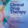 Abrams’ Clinical Drug Therapy: Rationales for Nursing Practice, 11th Edition (EPUB+PDF)