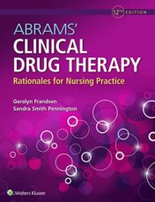 Abrams’ Clinical Drug Therapy: Rationales for Nursing Practice, 12ed (ePub+PDF)