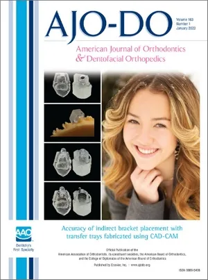 American Journal of Orthodontics and Dentofacial Orthopedics, (Full Archive 1999 – 2022)