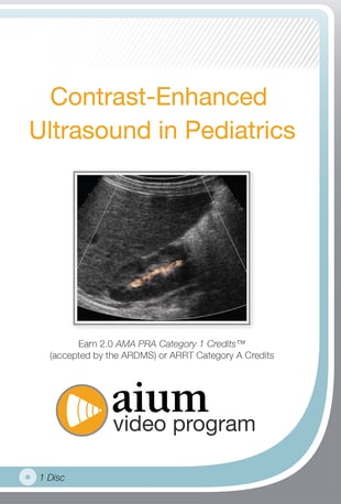 Contrast-Enhanced Ultrasound in Pediatrics