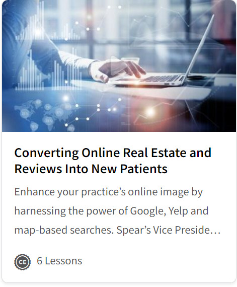 Converting Online Real Estate and Reviews Into New Patients