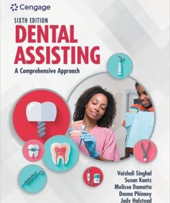 Dental Assisting: A Comprehensive Approach (MindTap Course List) 6th Edition PDF 