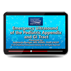 Emergency Ultrasound of the Pediatric Appendix and GI Tract