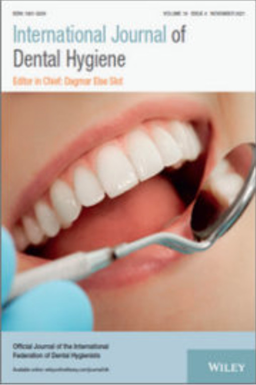 International Journal of Dental Hygiene, Full Archive (2003 – 2022) original pdf