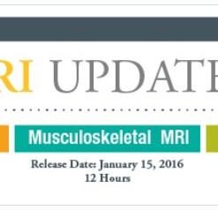 Musculoskeletal MRI Updates 2016 – A DVD Teaching Activity