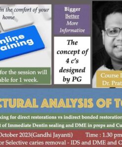 Structural Analysis of Tooth - The  Concept of 4 C's by Dr. Pratiek Gupta
